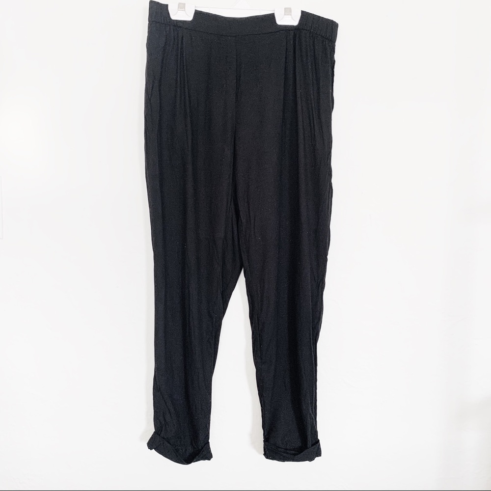 H&M Black Joggers w/ Pockets Size 8